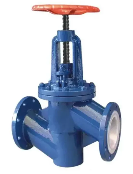 Обратный клапан из ковкого чугуна с фторопластовой футеровкой