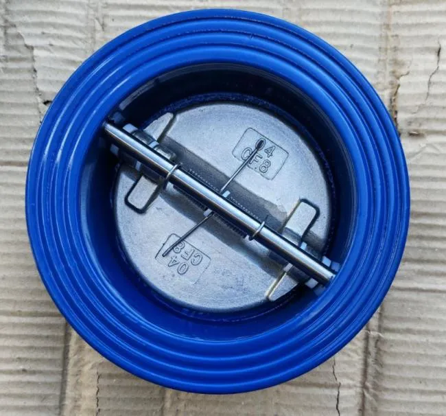 Обратный клапан из ковкого чугуна с двойным-дисковым пластинчатым- типом